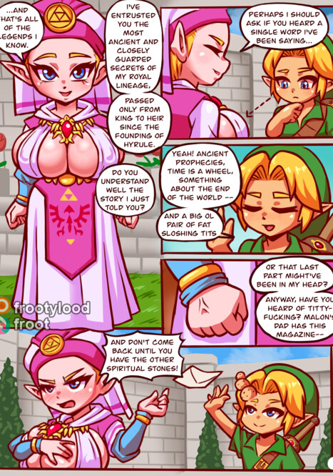 Orgasms of Time Porn comic Cartoon porn comics on The Legend of Zelda
