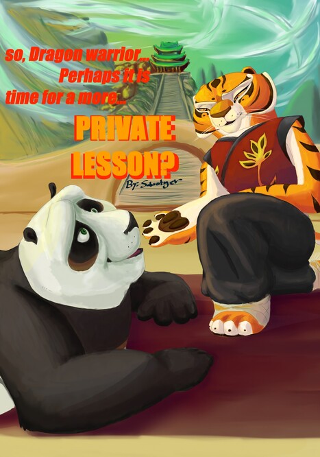 Private Lesson Porn comic Cartoon porn comics on Kung Fu Panda