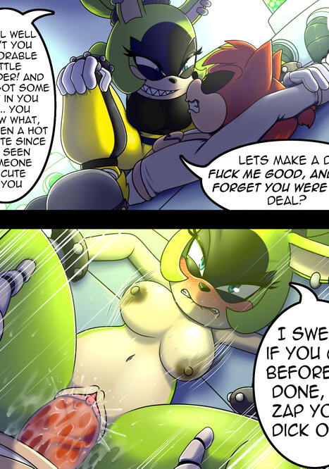 Punishment of Surge Porn comic Cartoon porn comics on Sonic the Hedgehog: Mini comics