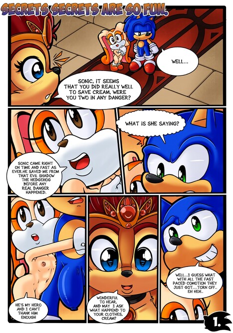 Secrets, Secrets Are So Fun Porn comic Cartoon porn comics on Sonic the Hedgehog