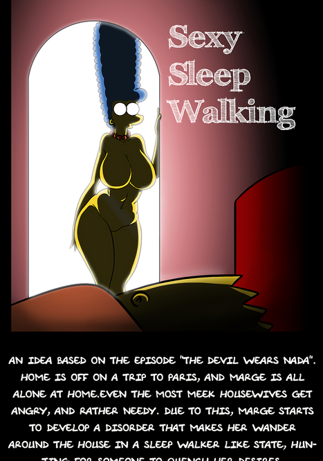 Sexy Sleep Walking Porn comic Cartoon porn comics on The Simpsons