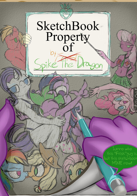 Sketchbook: Property of Spike the Dragon Porn comic Cartoon porn comics on My Little Pony: Anthro