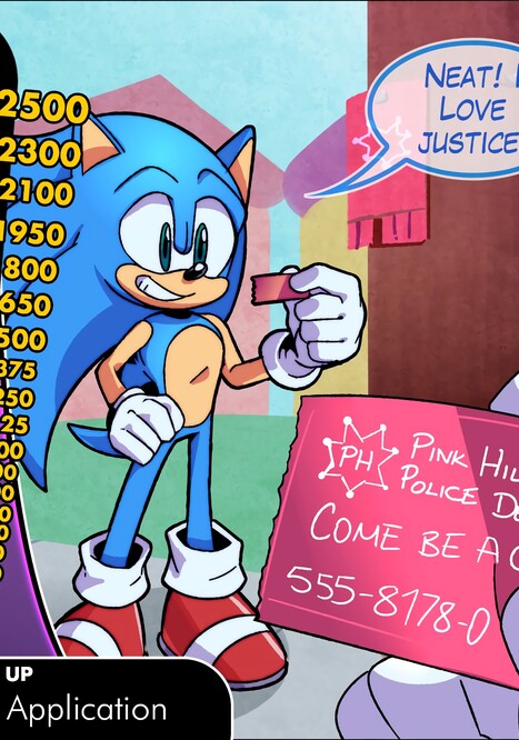 Sonic the Cumhole Cop Porn comic Cartoon porn comics on Sonic the Hedgehog