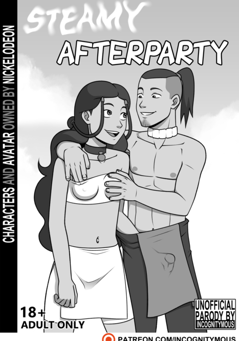 Steamy Afterparty Porn comic Cartoon porn comics on Avatar: The Last Airbender