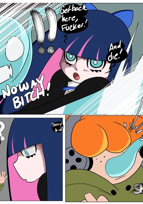 Stocking and Ghost Porn comic Cartoon porn comics on Panty &amp; Stocking with Garterbelt