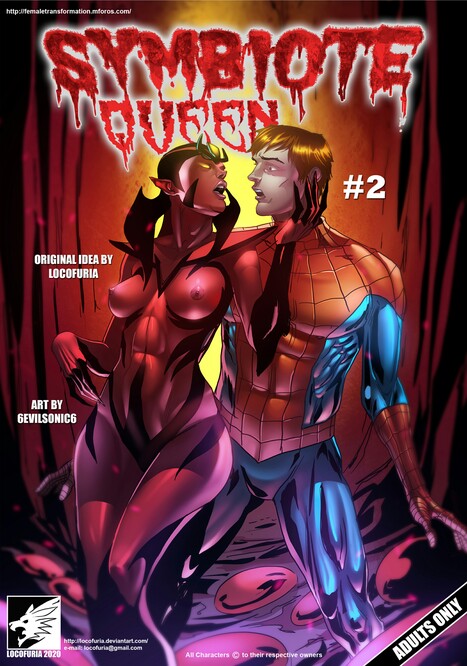 Symbiote Queen 2 Porn comic Cartoon porn comics on Marvel