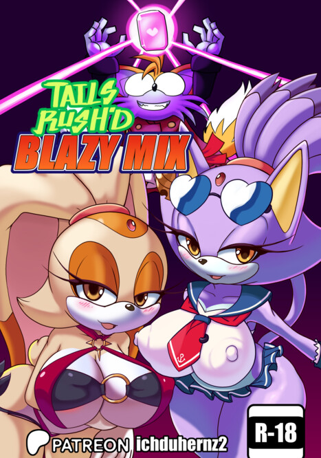 Tails Rush&#039;d Blazy Mix Porn comic Cartoon porn comics on Sonic the Hedgehog