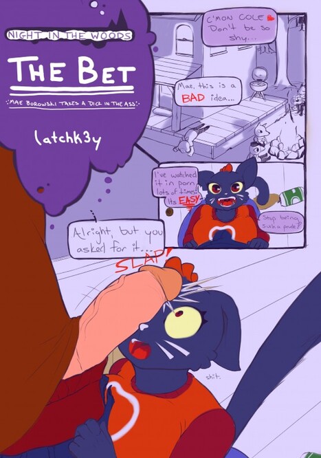 The Bet Porn comic Cartoon porn comics on Night in the Woods
