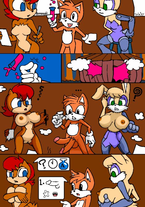 The Boost Potion Porn comic Cartoon porn comics on Sonic the Hedgehog: Mini comics