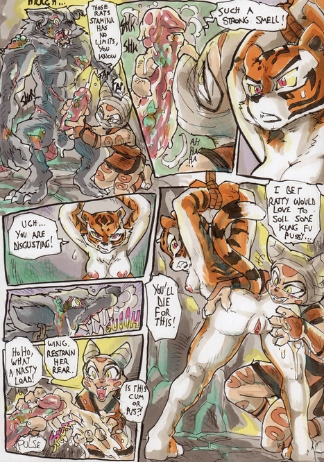 Tigress Infect Porn comic Cartoon porn comics on Kung Fu Panda