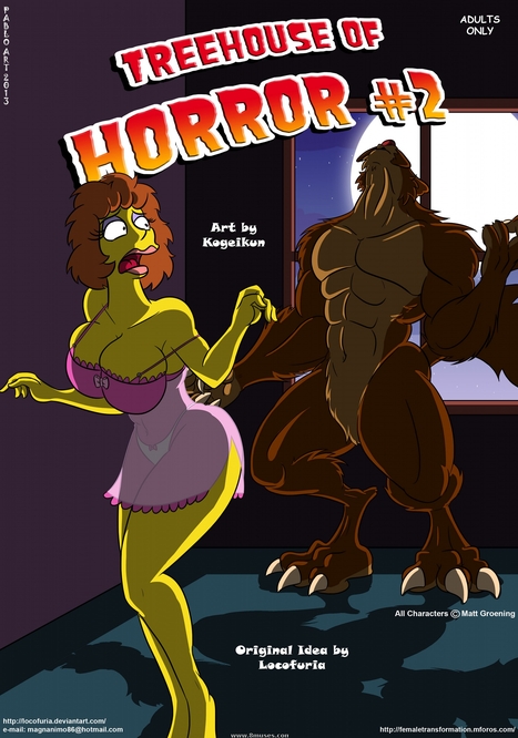 Treehouse Of Horror 2 Porn comic Cartoon porn comics on The Simpsons