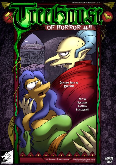 Treehouse of Horror 4 Porn comic Cartoon porn comics on The Simpsons