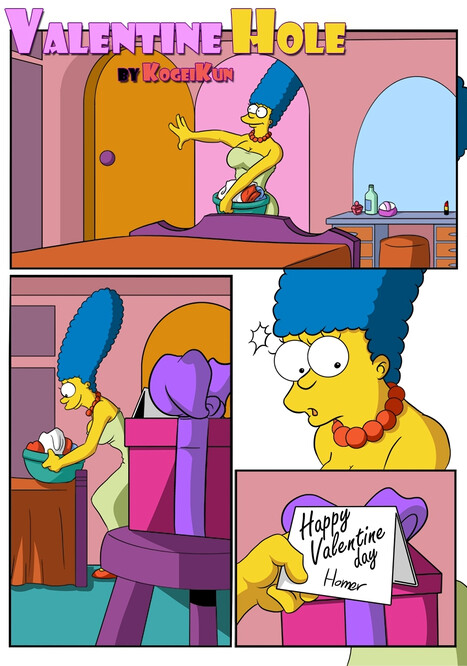 Valentine Hole Porn comic Cartoon porn comics on The Simpsons