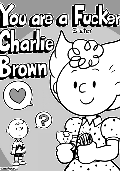 You are a (Sister) Fucker, Charlie Brown Porn comic Cartoon porn comics on Peanuts