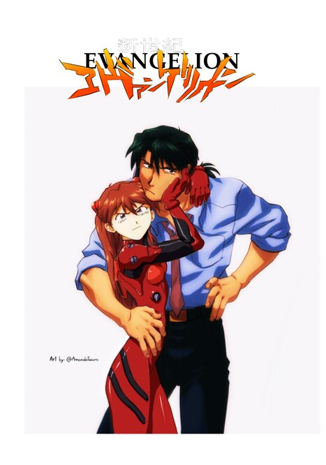 Porn comics Asuka x Kaji on Evangelion Asuka x Kaji Porn comic Cartoon porn comics on Evangelion