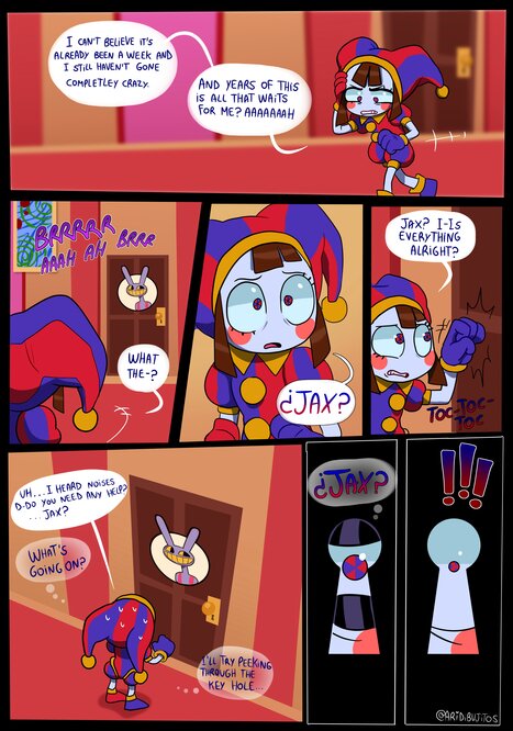 JaxXPomni Porn comic Cartoon porn comics on The Amazing Digital Circus