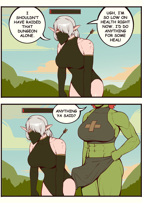 Orc Healer Porn comic Cartoon porn comics on Others