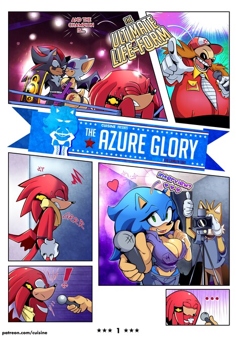 Azure Glory Porn comic Cartoon porn comics on Sonic the Hedgehog