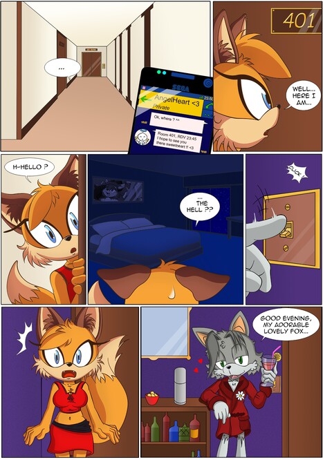 Room 401 Porn comic Cartoon porn comics on Sonic the Hedgehog