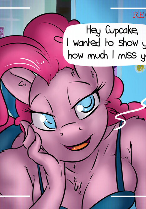Web Caming with Pinkie Porn comic Cartoon porn comics on My Little Pony: Anthro