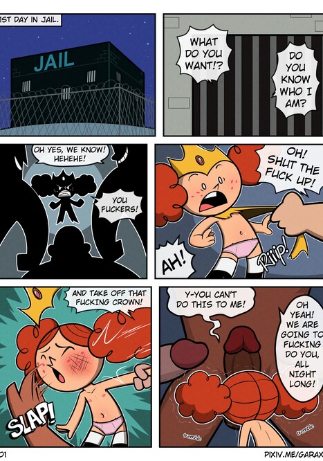 Jailed Princess Porn comic Cartoon porn comics on The Powerpuff Girls