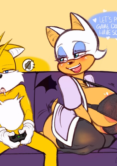 Couch Distractions Porn comic Cartoon porn comics on Sonic the Hedgehog