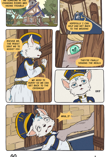 Wedding Day Porn comic Cartoon porn comics on Furry