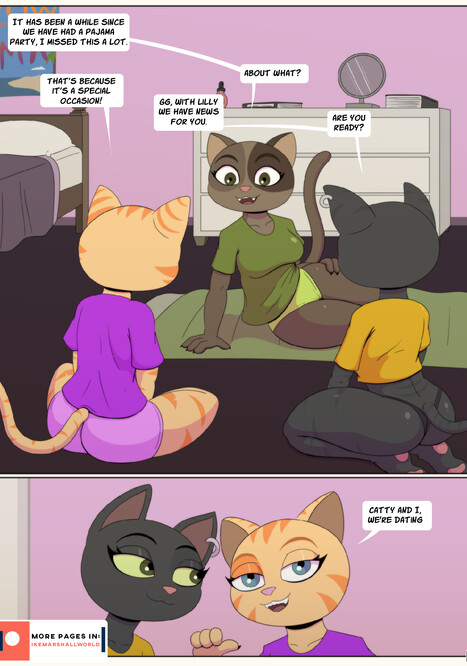 Pijama Party Porn comic Cartoon porn comics on Furry