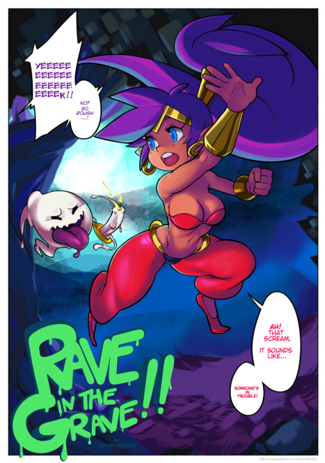 Rave in the Grave!! Porn comic Cartoon porn comics on Shantae