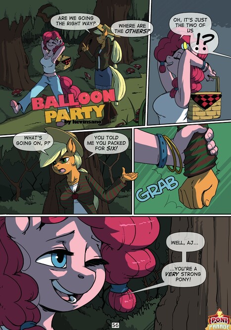 Baloon Party Porn comic Cartoon porn comics on My Little Pony: Anthro