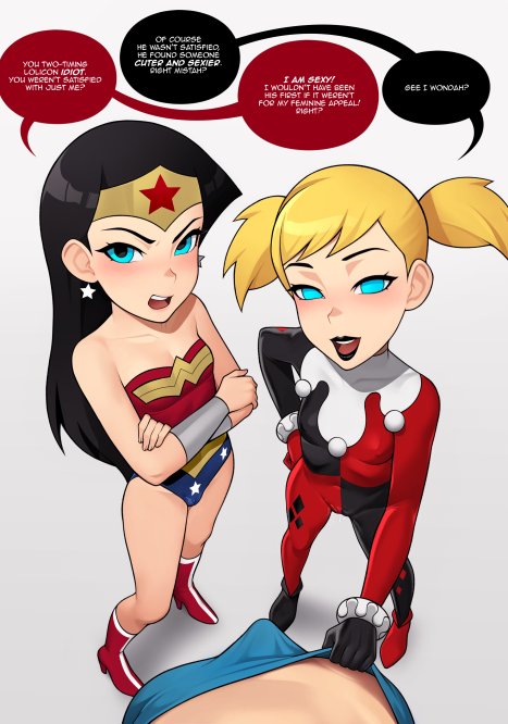 Wonder Loli x Loli Quinn Porn comic Cartoon porn comics on DC Universe