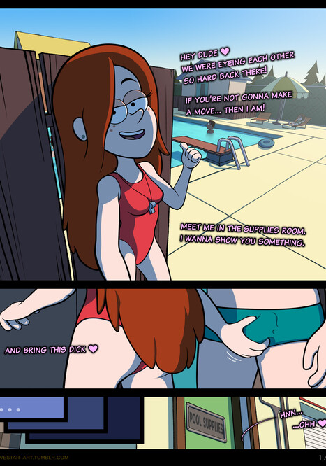 The Deep End Porn comic Cartoon porn comics on Gravity Falls