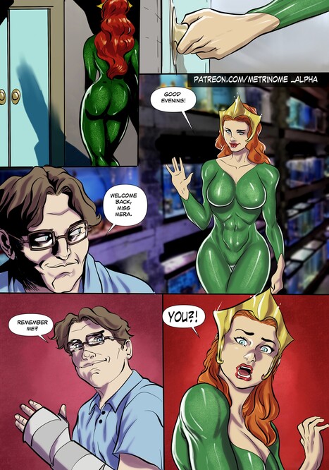 Mera Gets Blackmailed Porn comic Cartoon porn comics on DC Universe