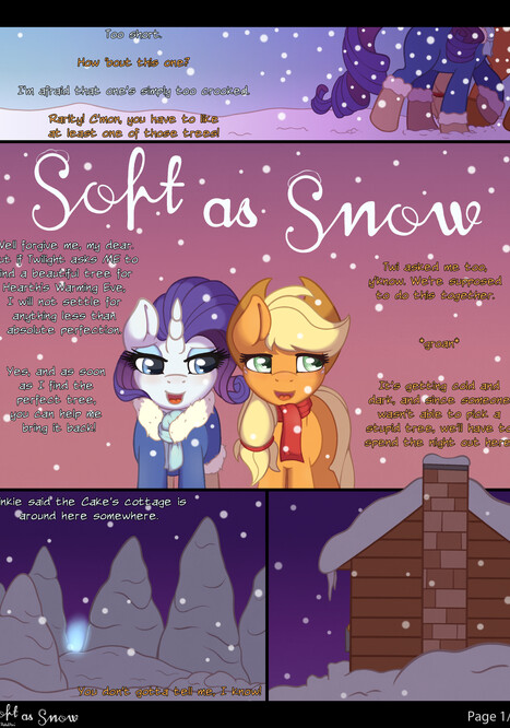 Soft as Snow Porn comic Cartoon porn comics on My Little Pony: Classic