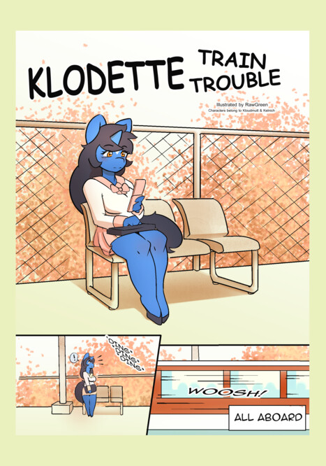 Klodette Train Trouble Porn comic Cartoon porn comics on My Little Pony: Anthro