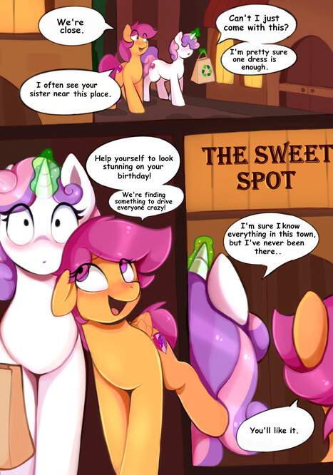 The Sweet Spot Porn comic Cartoon porn comics on My Little Pony: Classic