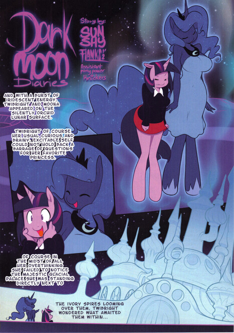 Dark Moon Porn comic Cartoon porn comics on My Little Pony: Anthro