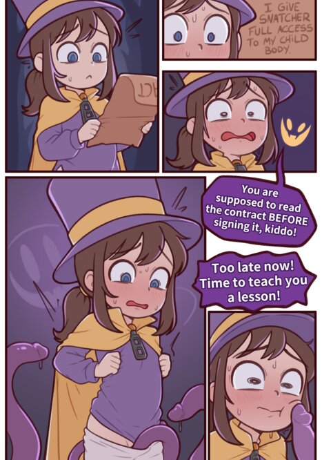Hat Kid - The Fine Print Porn comic Cartoon porn comics on Others