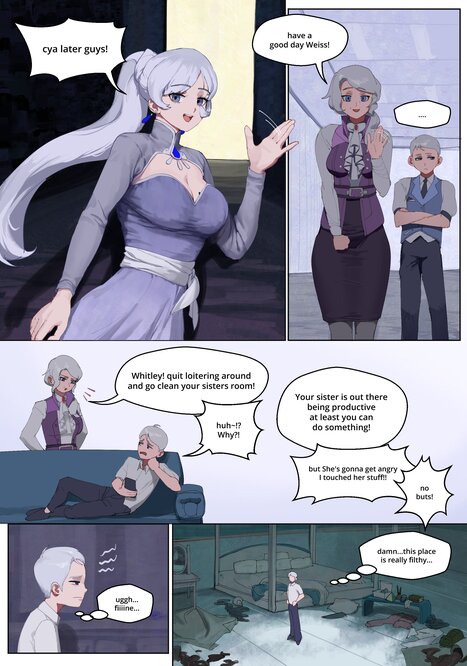 Porn comics Weiss QOS on RWBY Weiss QOS Porn comic Cartoon porn comics on RWBY