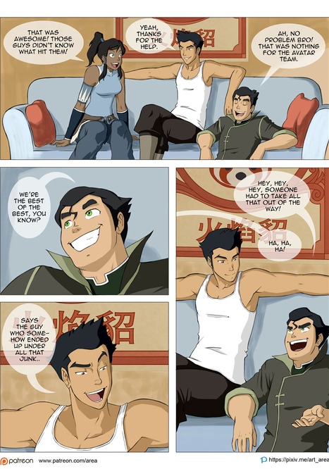 Intimate Meeting Porn comic Cartoon porn comics on The Legend of Korra