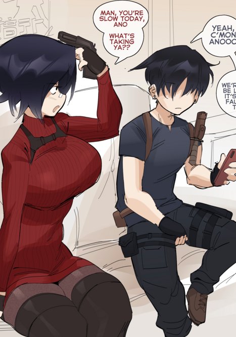 An NGCC Halloween Porn comic Cartoon porn comics on Resident Evil