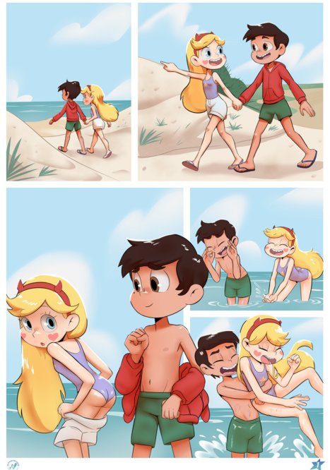 Beach Day Porn comic Cartoon porn comics on Star vs The Forces of Evil