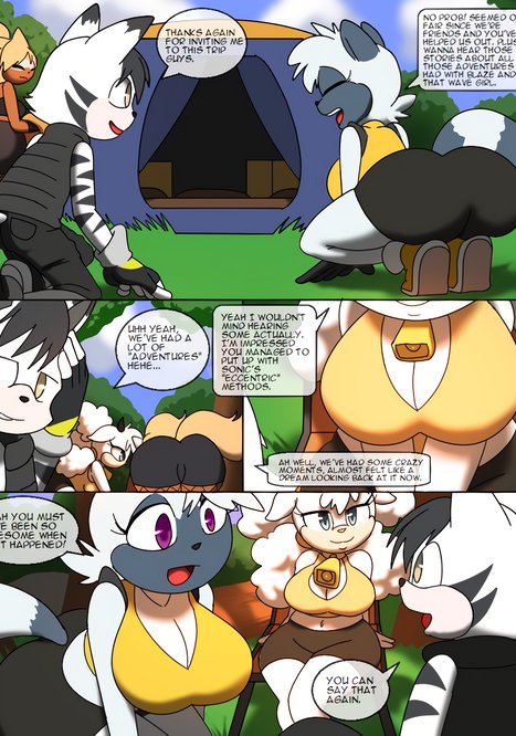 Campfire Sonic Comic Porn comic Cartoon porn comics on Sonic the Hedgehog