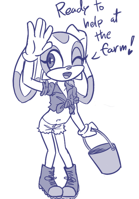 Cream and Milk Porn comic Cartoon porn comics on Sonic the Hedgehog: Mini comics