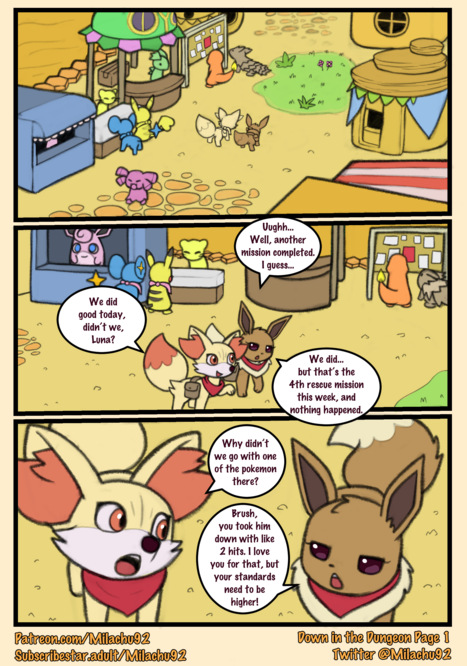 Down in to the dungeon Porn comic Cartoon porn comics on Pokemon