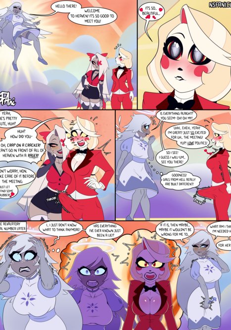 Falling for Angels Porn comic Cartoon porn comics on Helluva Boss