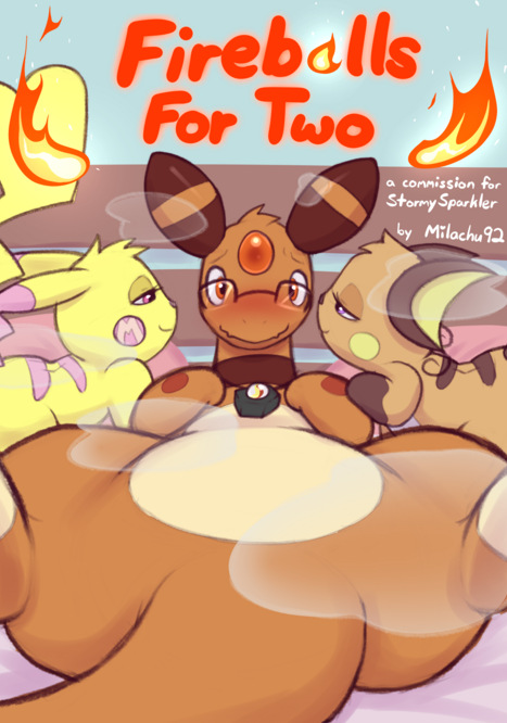 Fireballs For Two Porn comic Cartoon porn comics on Pokemon