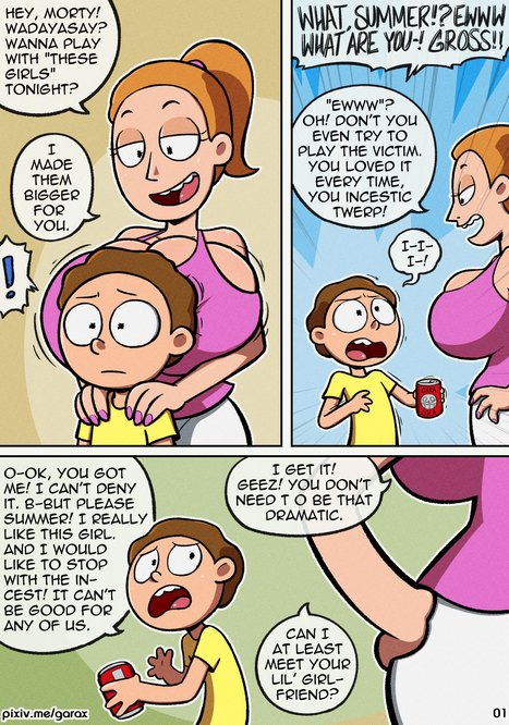 Incest and Morty Porn comic Cartoon porn comics on Rick and Morty