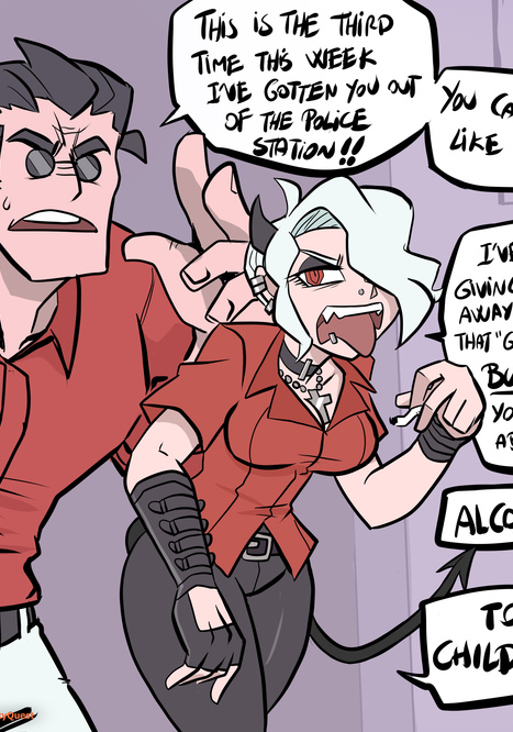Make me, Sex-Taker! Porn comic Cartoon porn comics on Helltaker