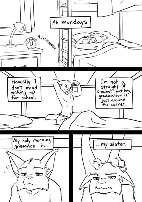 Monday Mornings Revamp Porn comic Cartoon porn comics on Furry